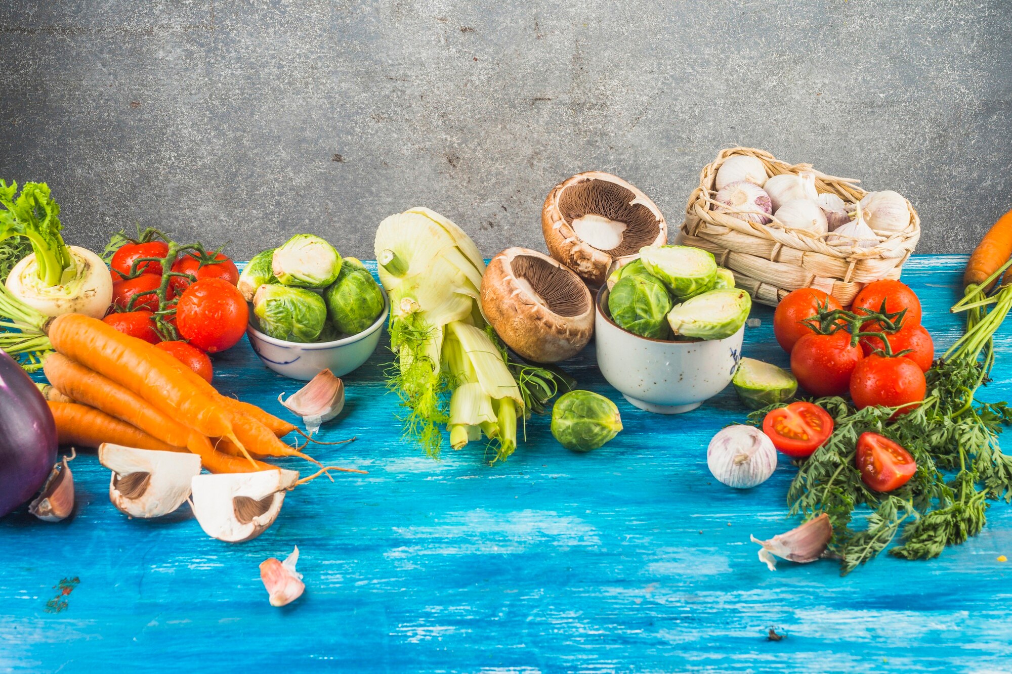 Alimentos frescos y saludables